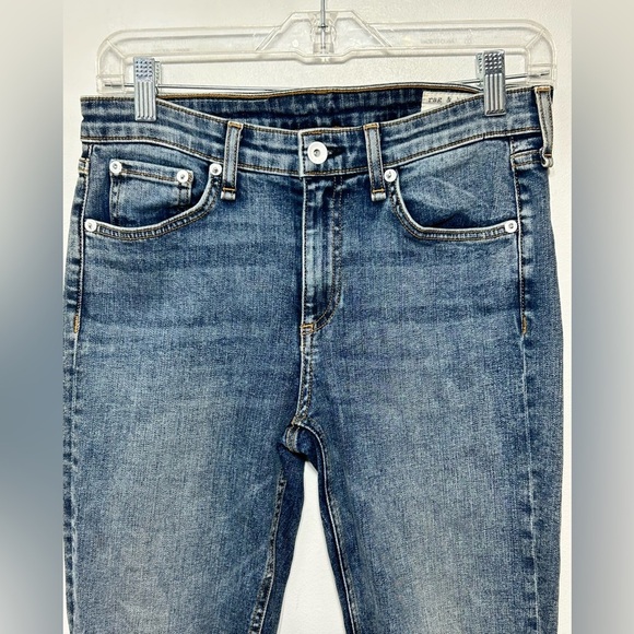 New! Rag & Bone Cate Mid Rise Skinny Ankle Distressed Jeans Womens Size 27 - Picture 3 of 13